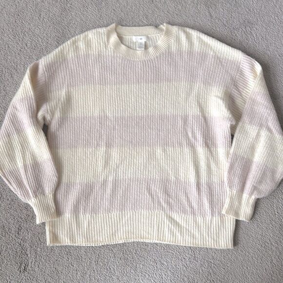 H&M Cream and Pink Striped Sweater! - Picture 10 of 10
